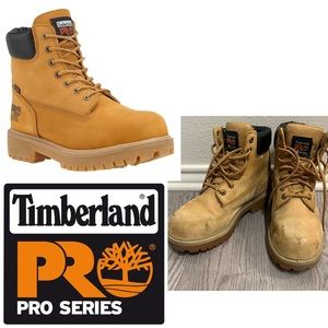 ❌🚧SOLD🚧❌ Men’s Timberland PRO 6” Attached Leather Steel Toe Waterproof Boots